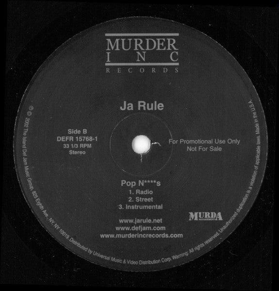 Ja Rule - Mesmerize / Pop N****s