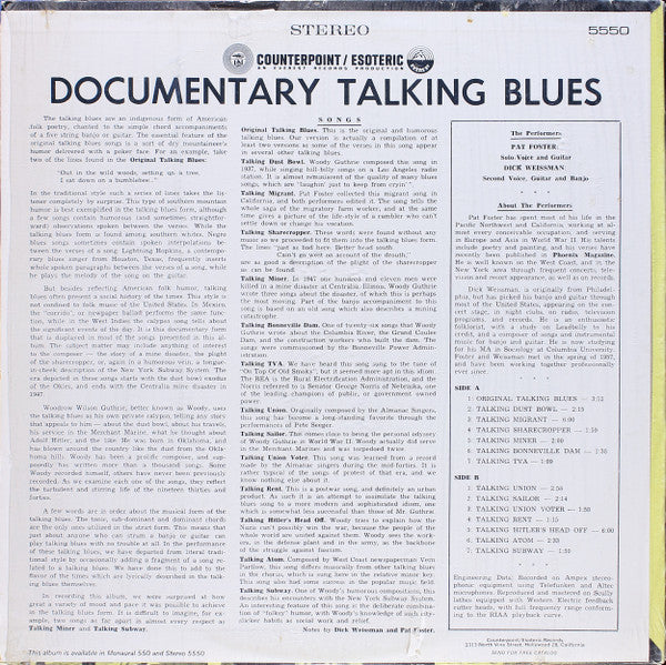 Documentary Talking Blues