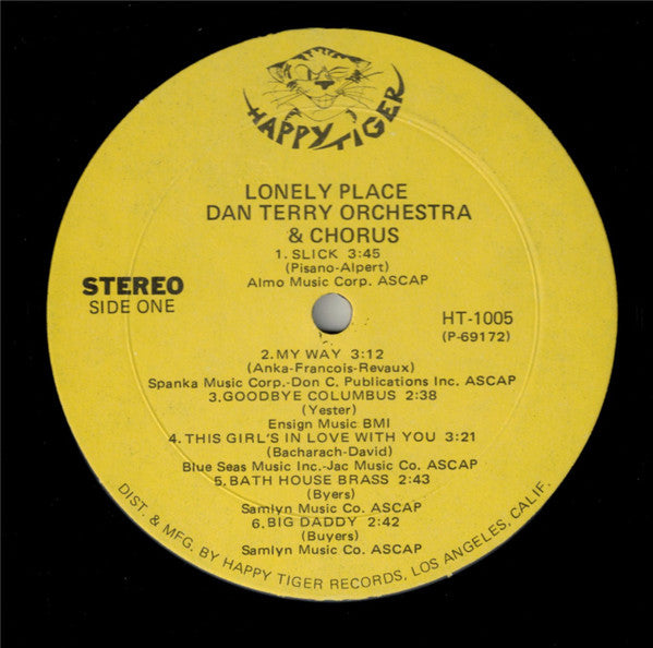 Dan Terry And His Orchestra - Lonely Place