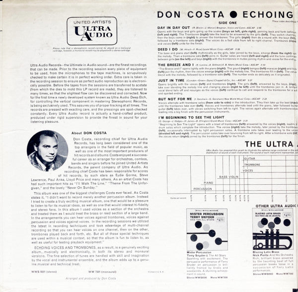 Don Costa - Echoing Voices And Trombones