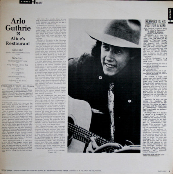 Arlo Guthrie - Alice's Restaurant