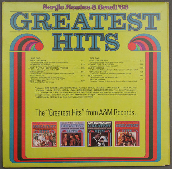 Sérgio Mendes & Brasil '66 - Greatest Hits