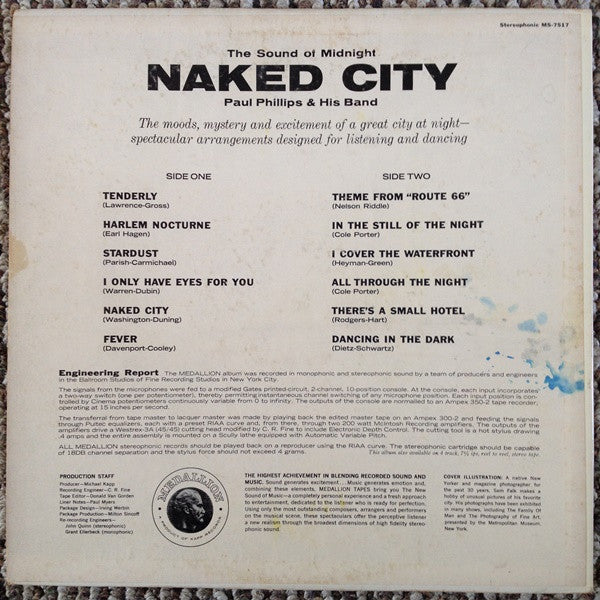 Paul Phillips And His Orchestra - The Sound Of Midnight Naked City