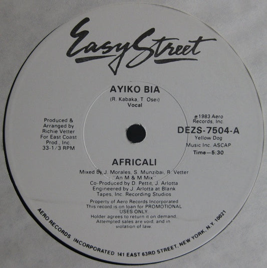 Africali - Ayiko Bia