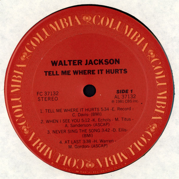 Walter Jackson - Tell Me Where It Hurts