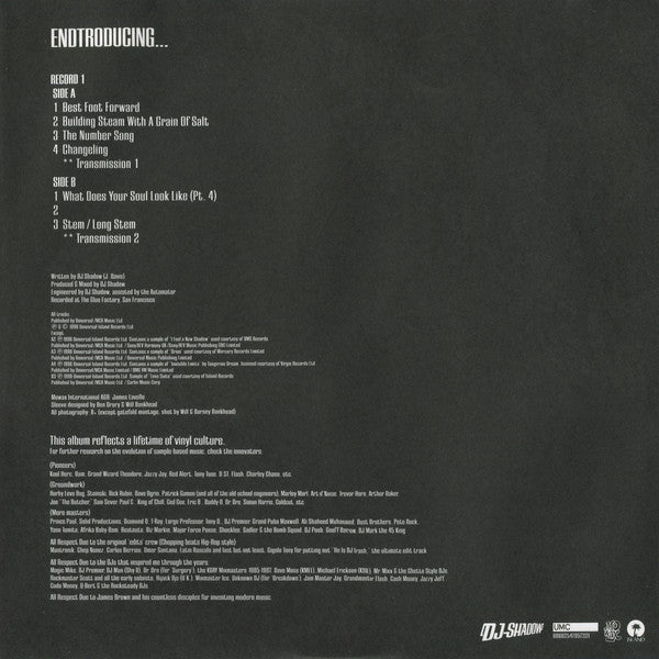 DJ Shadow - Endtroducing... (6LP, 20th Anniversary Endtrospective Edition)
