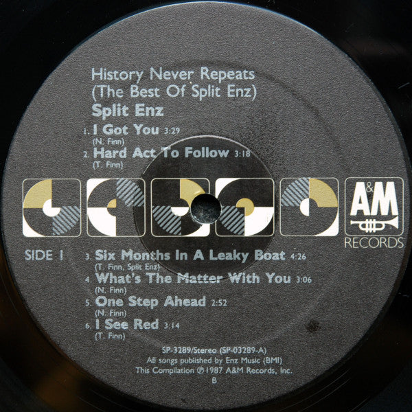 Split Enz - History Never Repeats (The Best Of Split Enz)