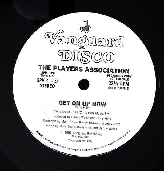 The Players Association - Get On Up Now / Let Your Body Go!