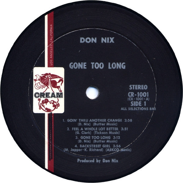 Don Nix - Gone Too Long