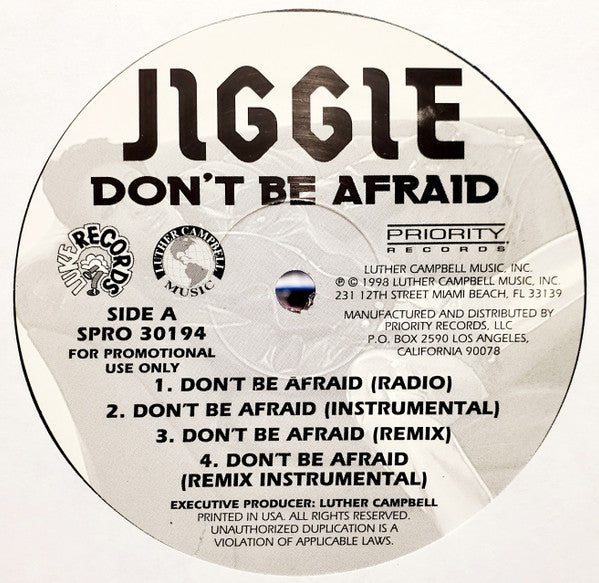 Jiggie Gee - Don't Be Afraid