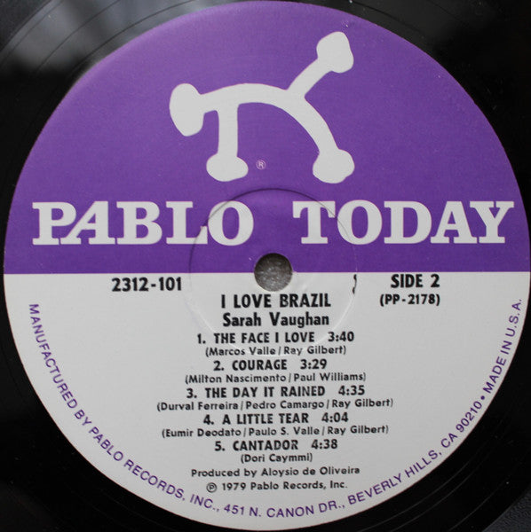 Sarah Vaughan - I Love Brazil!
