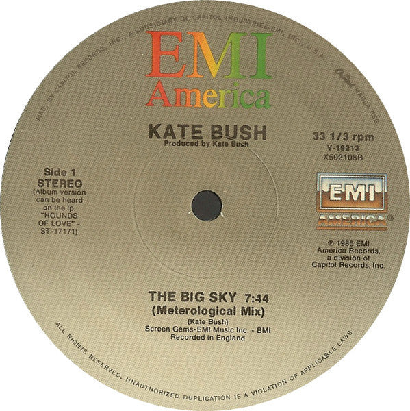 Kate Bush - The Big Sky (Meteorological Mix)