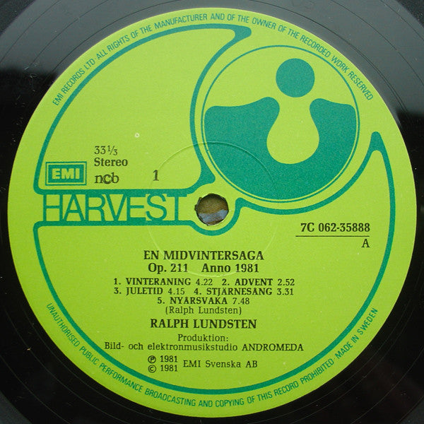 Ralph Lundsten - En Midvintersaga - Nordisk Natursymfoni No3