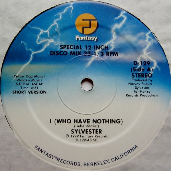 Sylvester - I (Who Have Nothing)