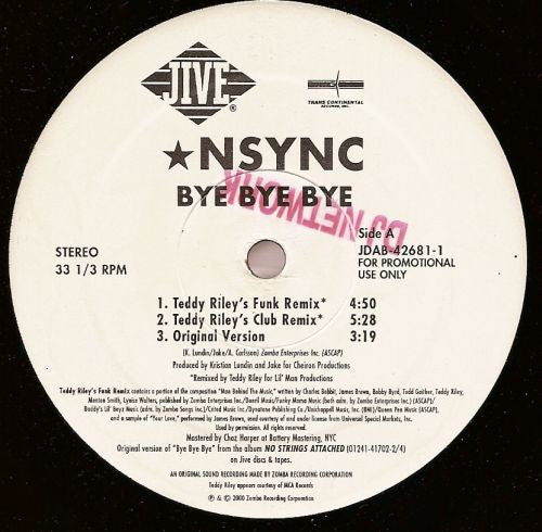 *NSYNC - Bye Bye Bye (The Remixes)