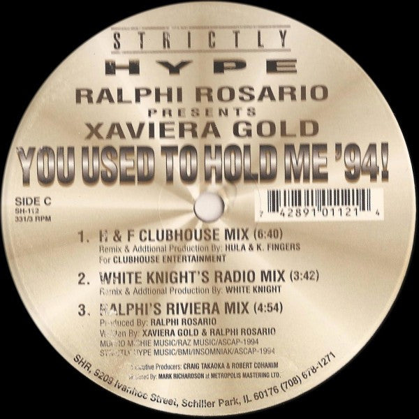 Ralphi Rosario - You Used To Hold Me '94!