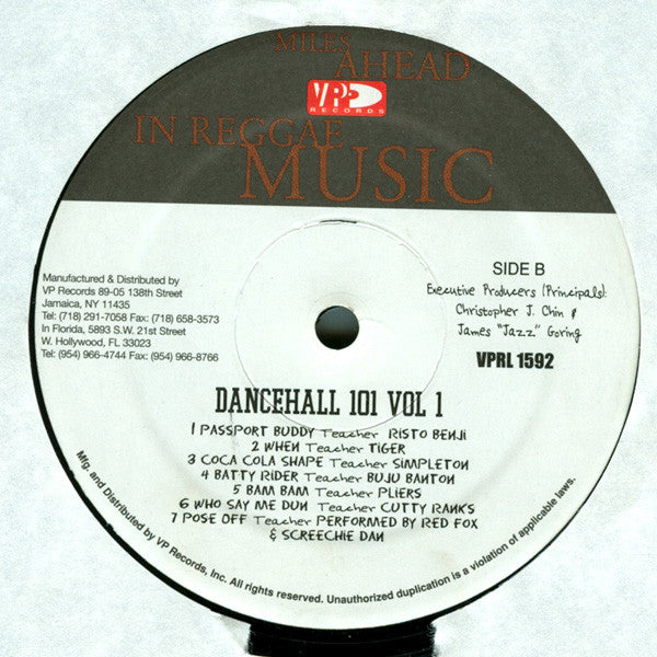 Various - Dancehall 101 Vol. 1