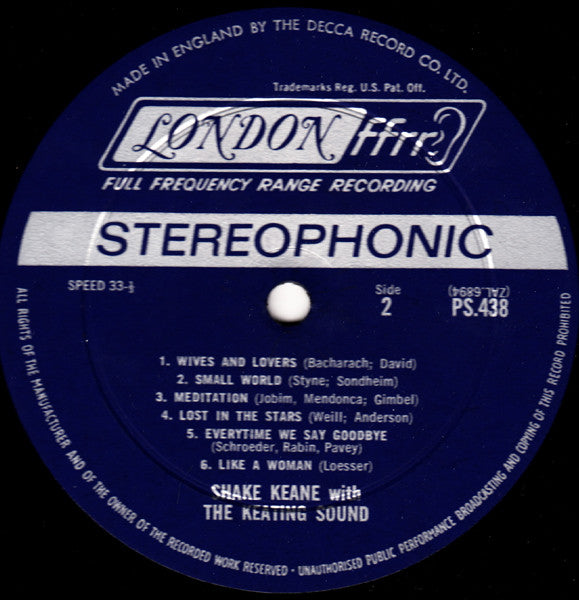 The Big Fat Horn Of Shake Keane