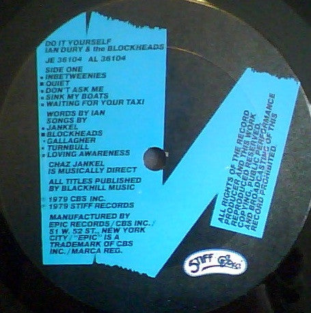 Ian Dury And The Blockheads - Do It Yourself