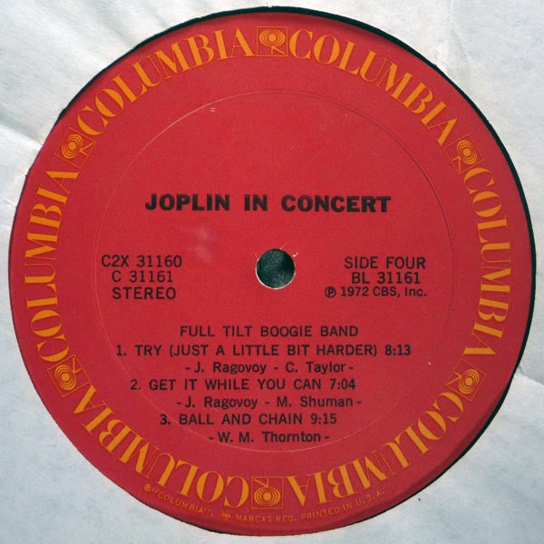 Janis Joplin - Joplin In Concert