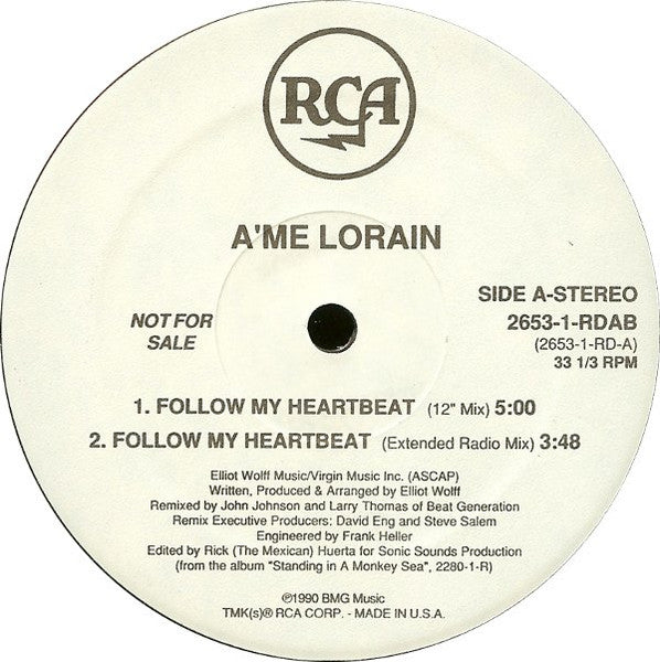 A'me Lorain - Follow My Heartbeat
