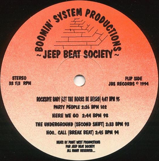 Jeep Beat Society - Boomin' System Productions