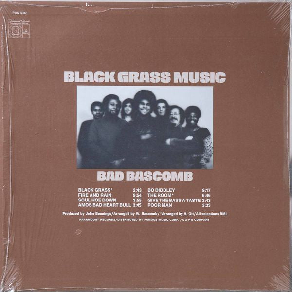Bad Bascomb - Black Grass Music