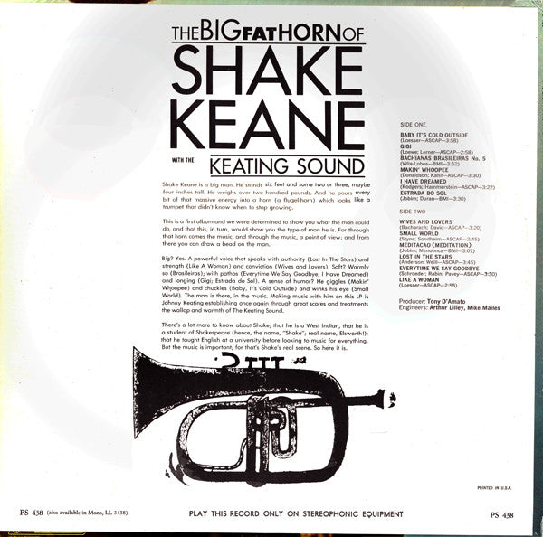 The Big Fat Horn Of Shake Keane