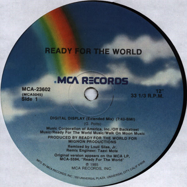 Ready For The World - Digital Display (12" Version)