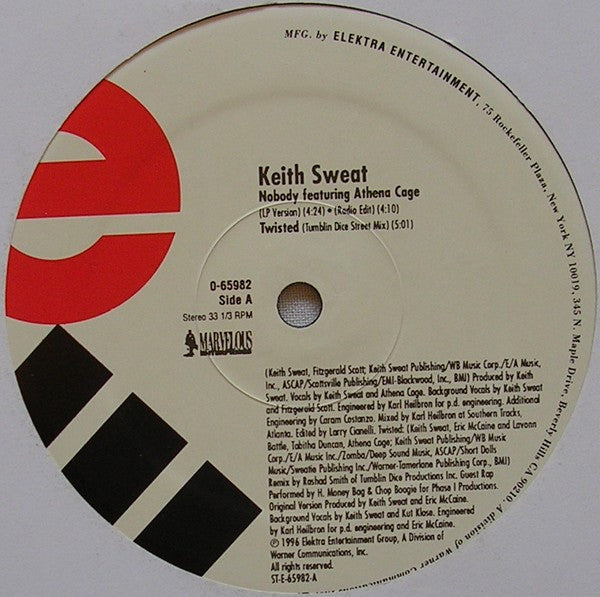 Keith Sweat - Nobody / Twisted / In The Mood