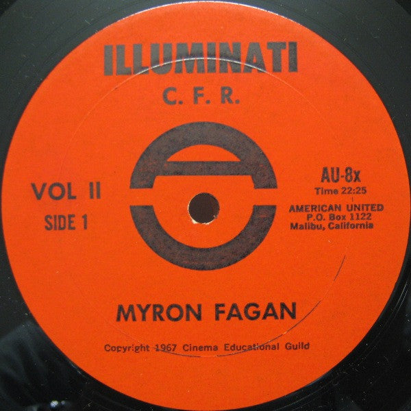 Myron Coureval Fagan - Illuminati - C.F.R. (The Council On Foreign Relations)