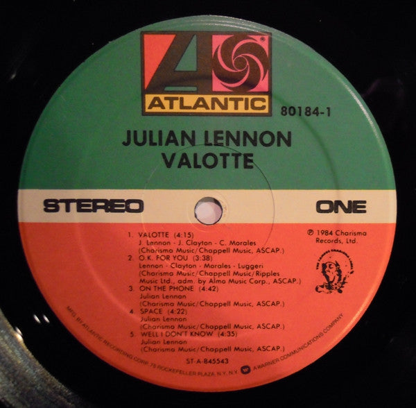 Julian Lennon - Valotte