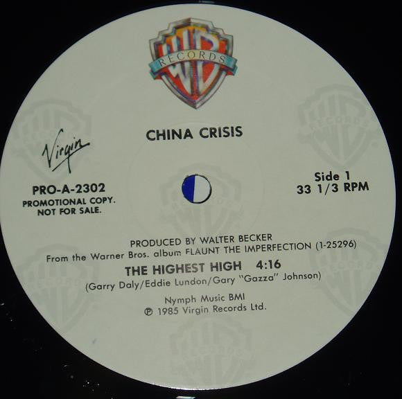 China Crisis - The Highest High / Gift Of Freedom