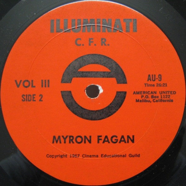 Myron Coureval Fagan - Illuminati - C.F.R. (The Council On Foreign Relations)