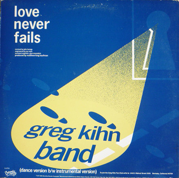 Greg Kihn Band - Love Never Fails