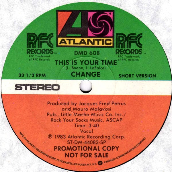Change - This Is Your Time
