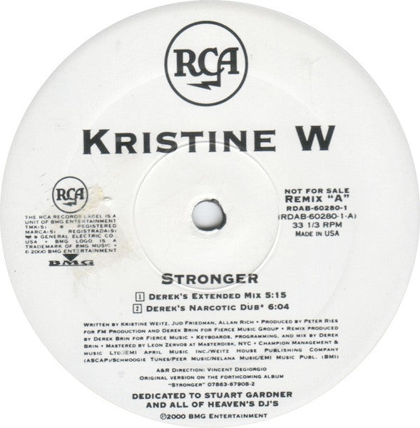 Kristine W - Stronger