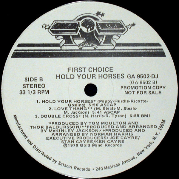 First Choice - Hold Your Horses
