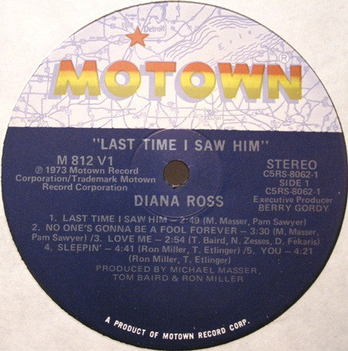 Diana Ross - Last Time I Saw Him