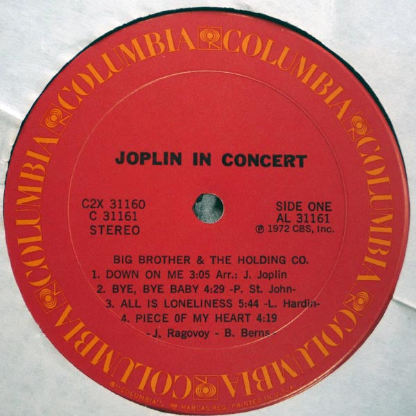 Janis Joplin - Joplin In Concert