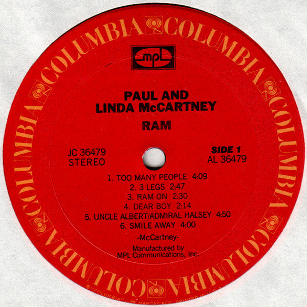 Paul & Linda McCartney - Ram