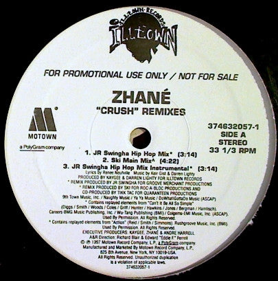 Zhané - Crush Remixes