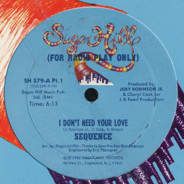 The Sequence - I Don't Need Your Love