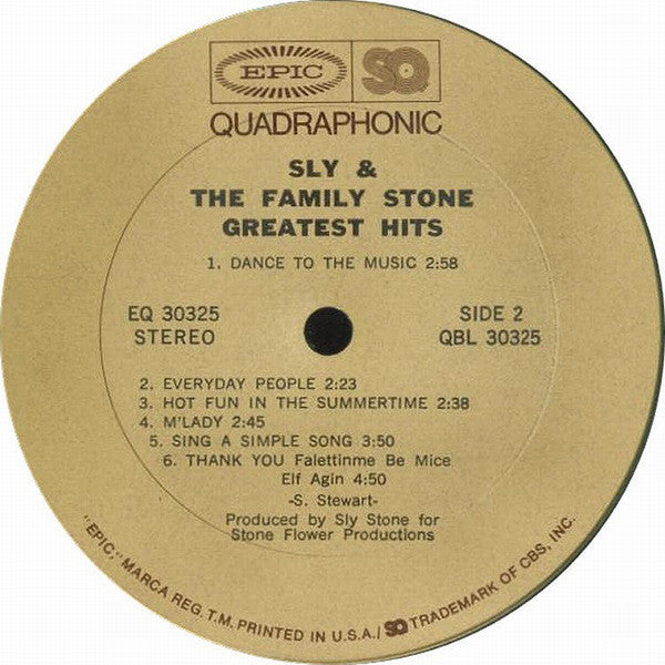 Sly & The Family Stone - Greatest Hits
