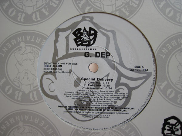 G-Dep - Special Delivery / Child Of The Ghetto