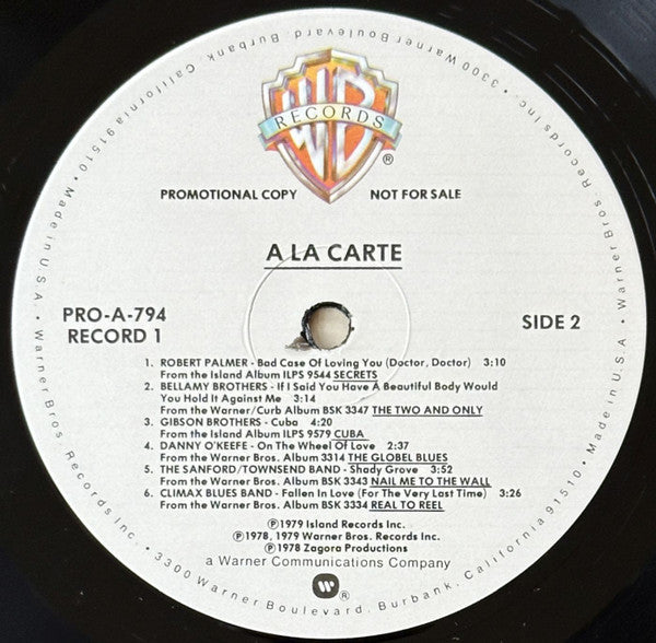 Various - A La Carte