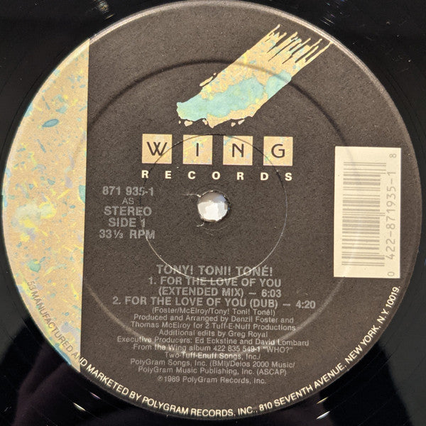 Tony! Toni! Toné! - For The Love Of You