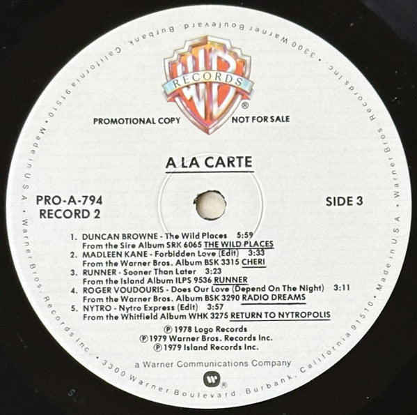 Various - A La Carte