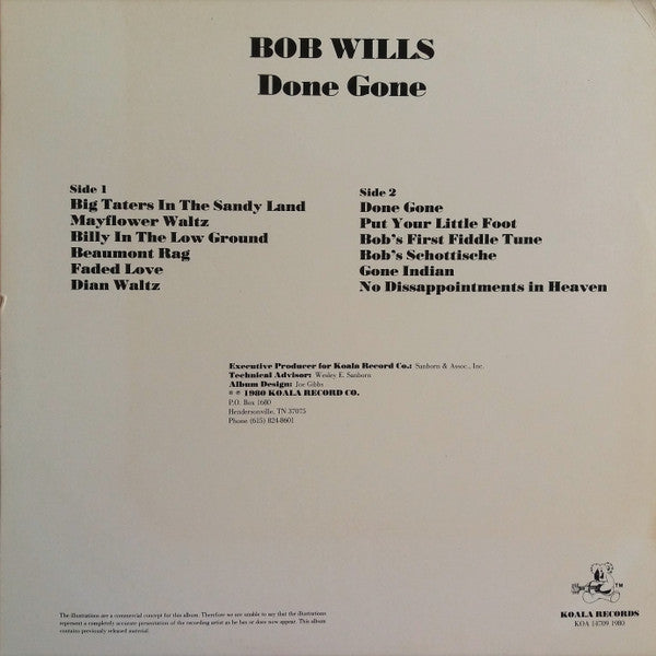 Bob Wills - Done Gone
