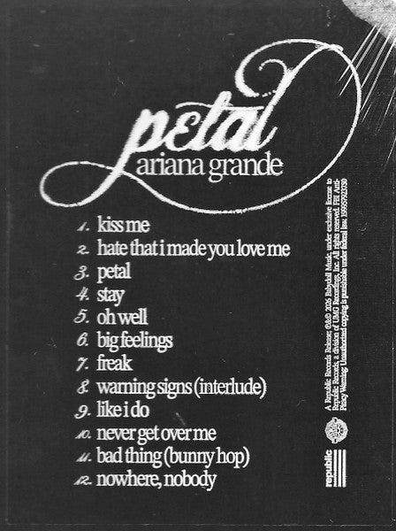 Ariana Grande - Petal [SILVER w/ WHITE MARBLE]